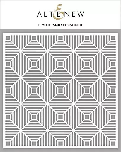 Beveled Squares Stencil