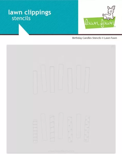 Birthday Candles - Stencils - Lawn Fawn
