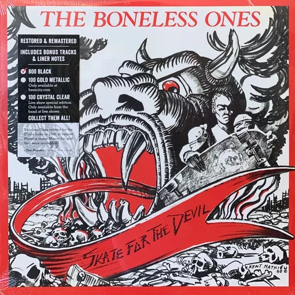 The Boneless Ones - Skate For The Devil (LP, Ltd, RM)
