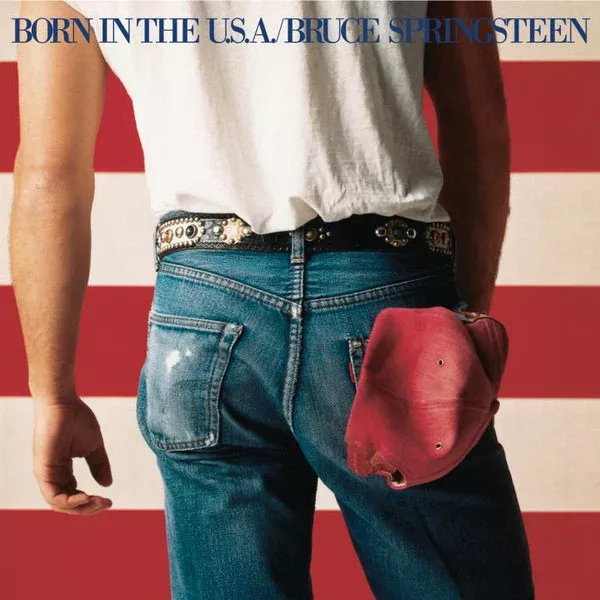 Bruce Springsteen - Born In The U.S.A. (LP,Album,Repress)