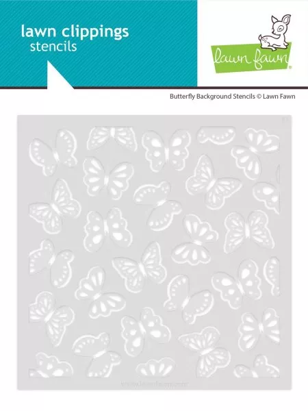 Butterfly Background - Stencils - Lawn Fawn