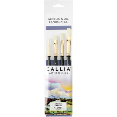 Callia Acrylic & Oil Landscape Brush Set