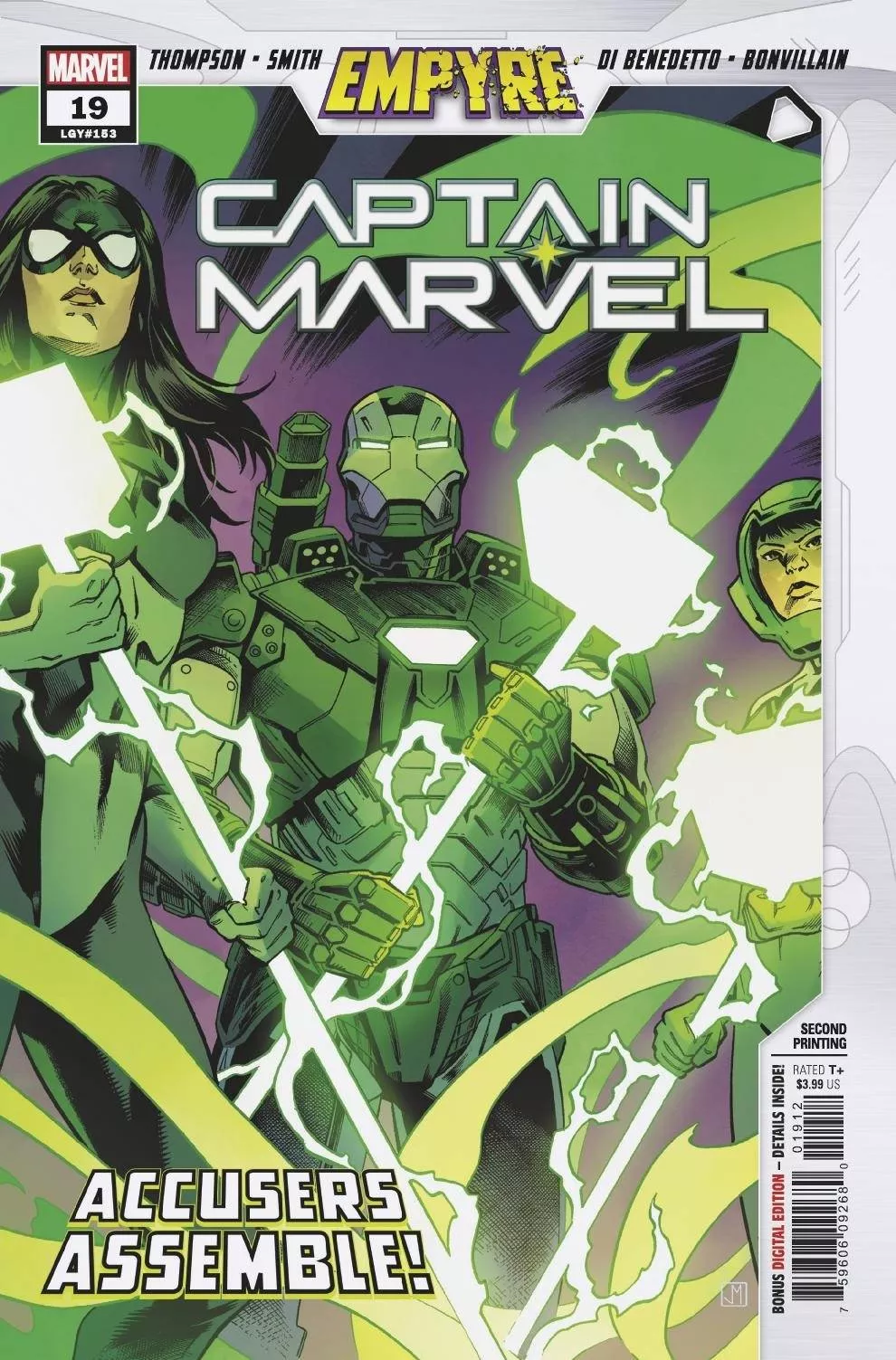 Captain Marvel #19 2nd Print Cory Smith Variant Emp (09/16/2020) Marvel