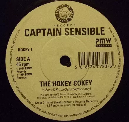 Captain Sensible - The Hokey Cokey (7")