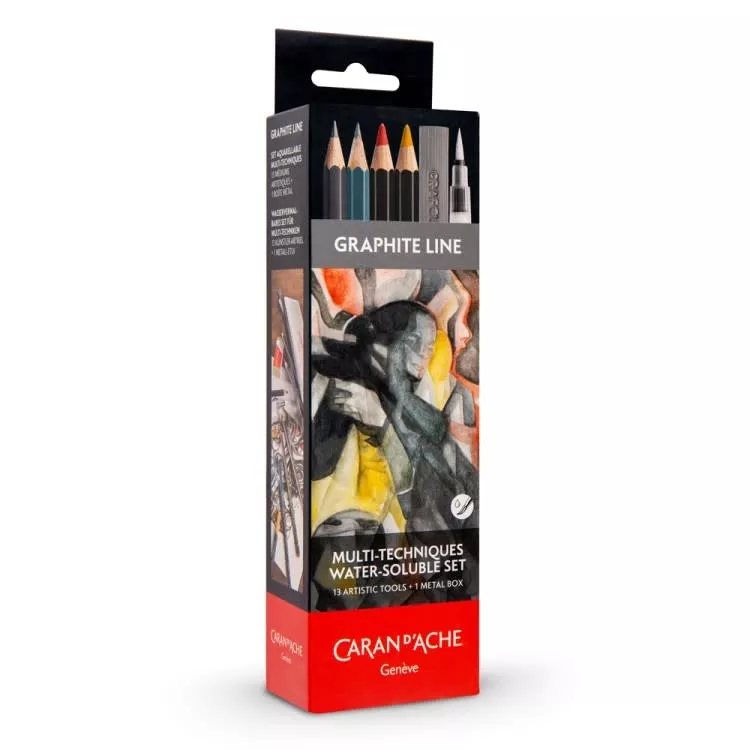 Caran d’Ache Multi-Technique Water-Soluble Set of 13