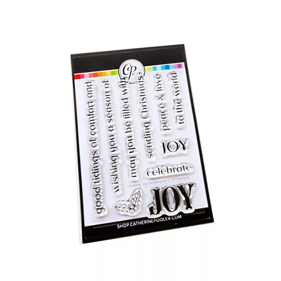 Catherine Pooler Designs - Clear Stamps - Holiday Joy Sentiments