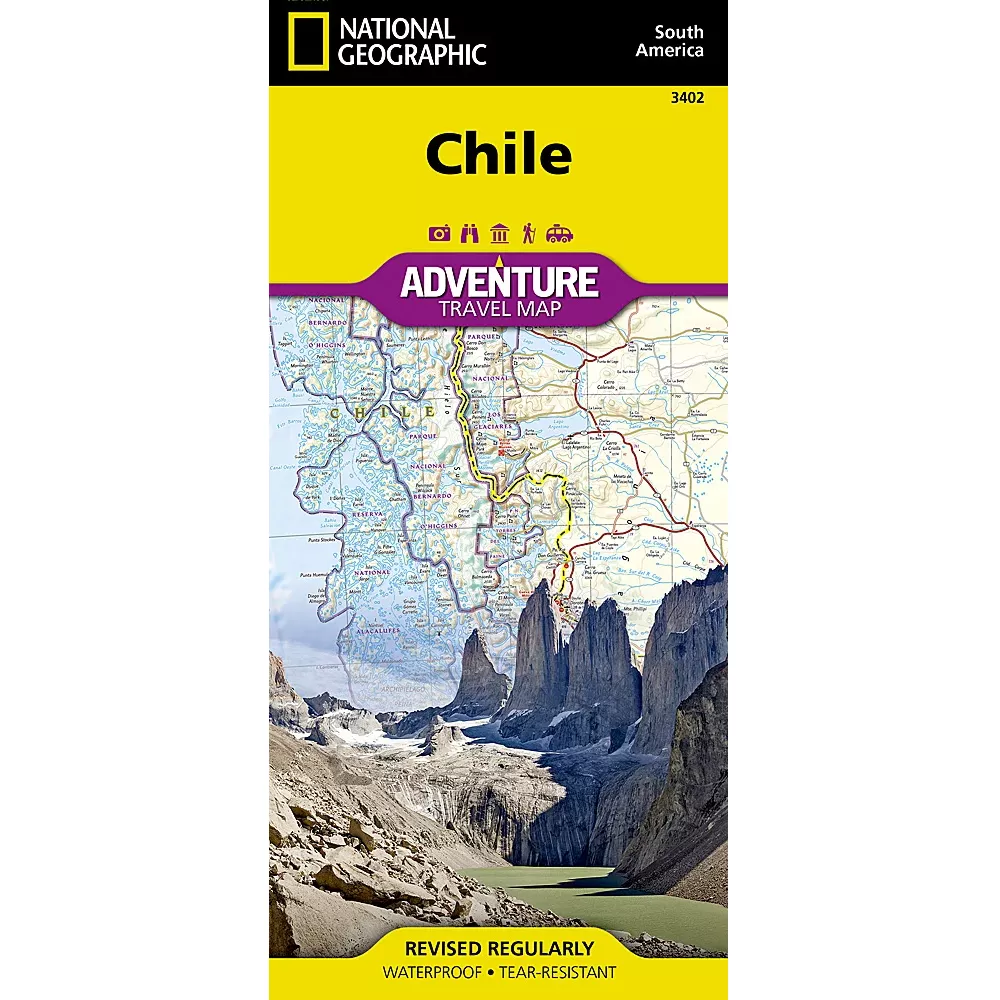 Chile Adventure Travel Map