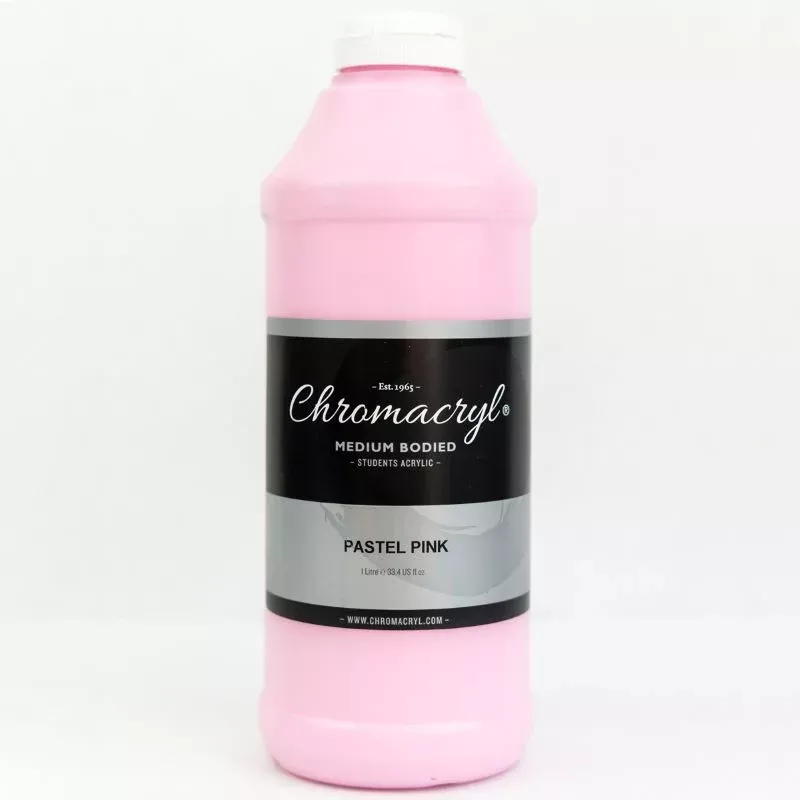 chromacryl student acrylic paint pastel pink