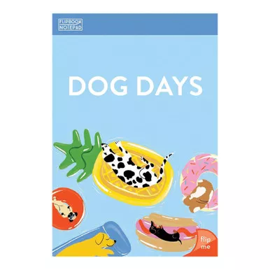 Chronicle Books Dog Days Flipbook Notepad