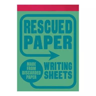 Chronicle Books Rescued Paper Writing Sheets Pad