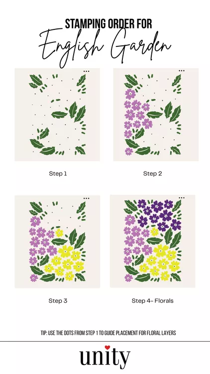 {Clearly Unity} English Garden Layering Stamp