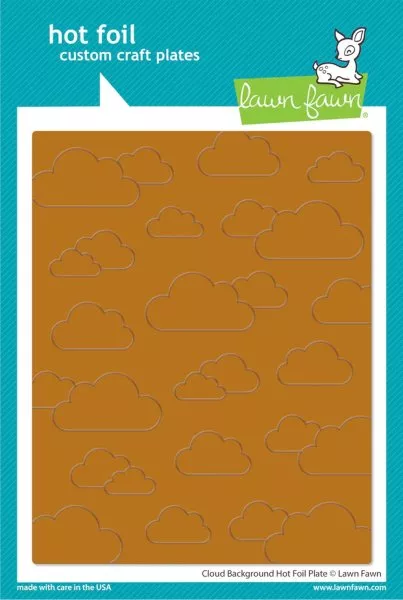 Cloud Background - Hot Foil Plate - Lawn Fawn