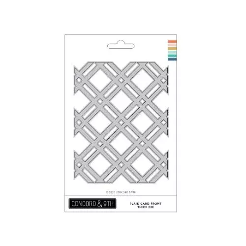 Concord & 9th - Plaid Card Front Thick Die