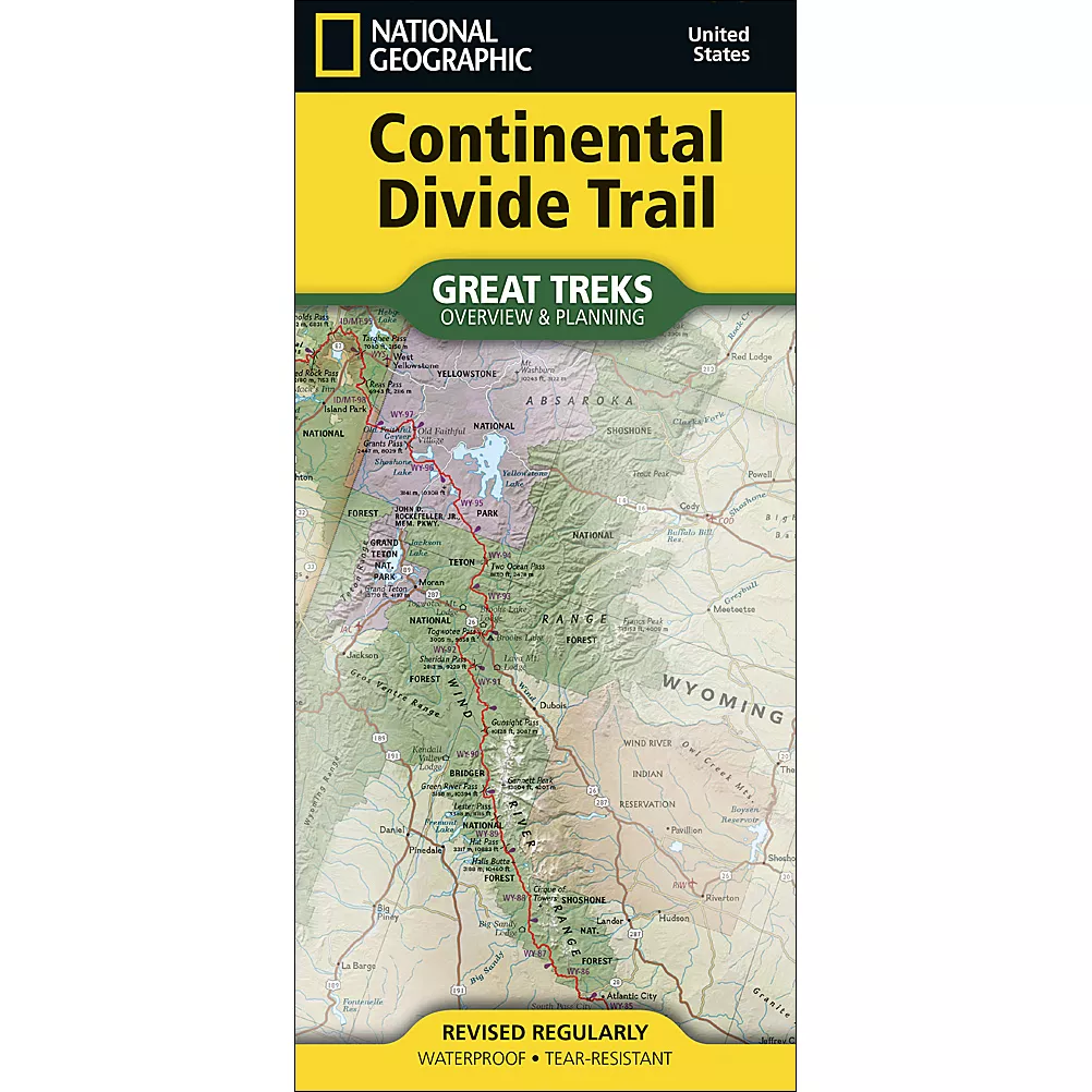 Continental Divide USA Trail Map