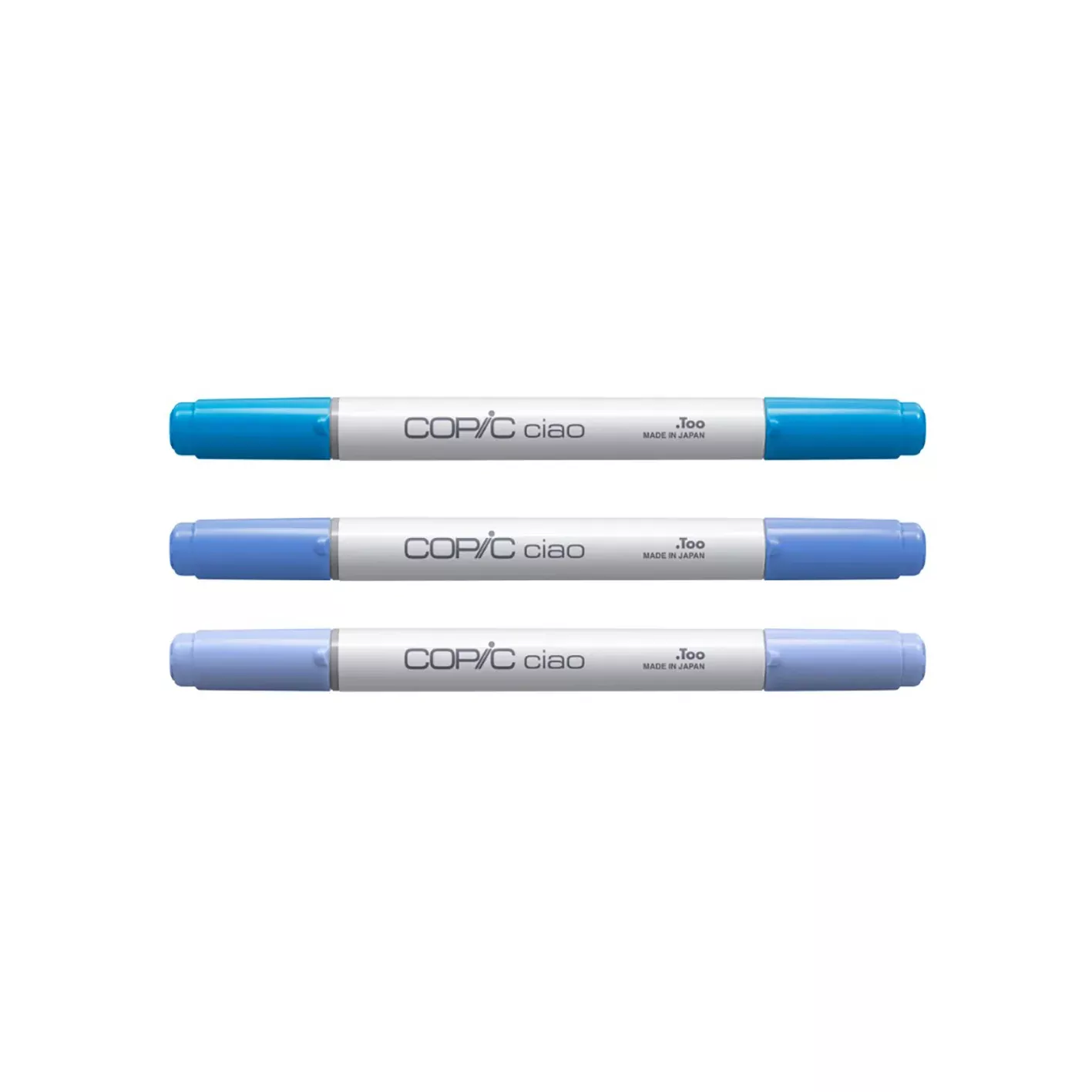 Copic Ciao Exclusive Blue Tones Assortment, 3Pk Bundle