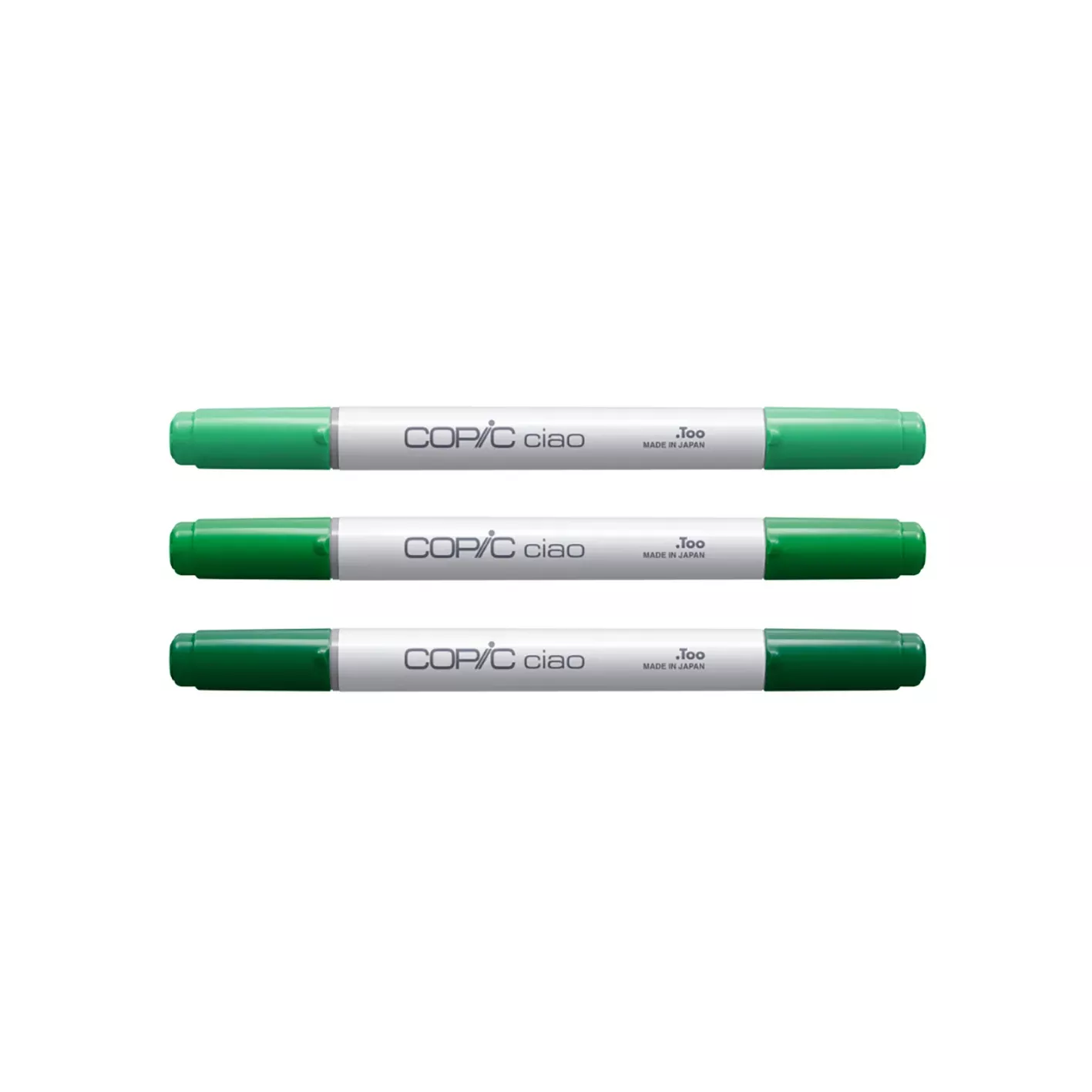 Copic Ciao Exclusive Green Tones Assortment, 3Pk Bundle