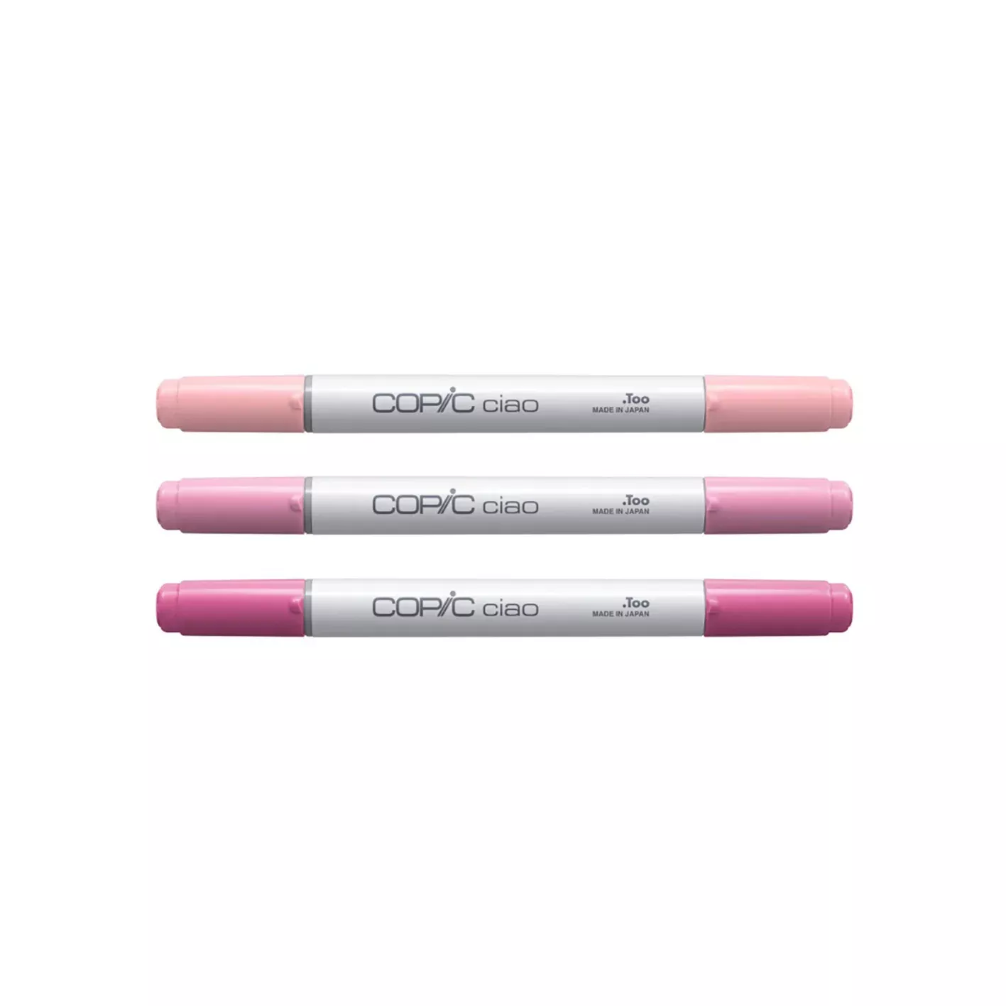 Copic Ciao Exclusive Pink Tones Assortment, 3Pk Bundle