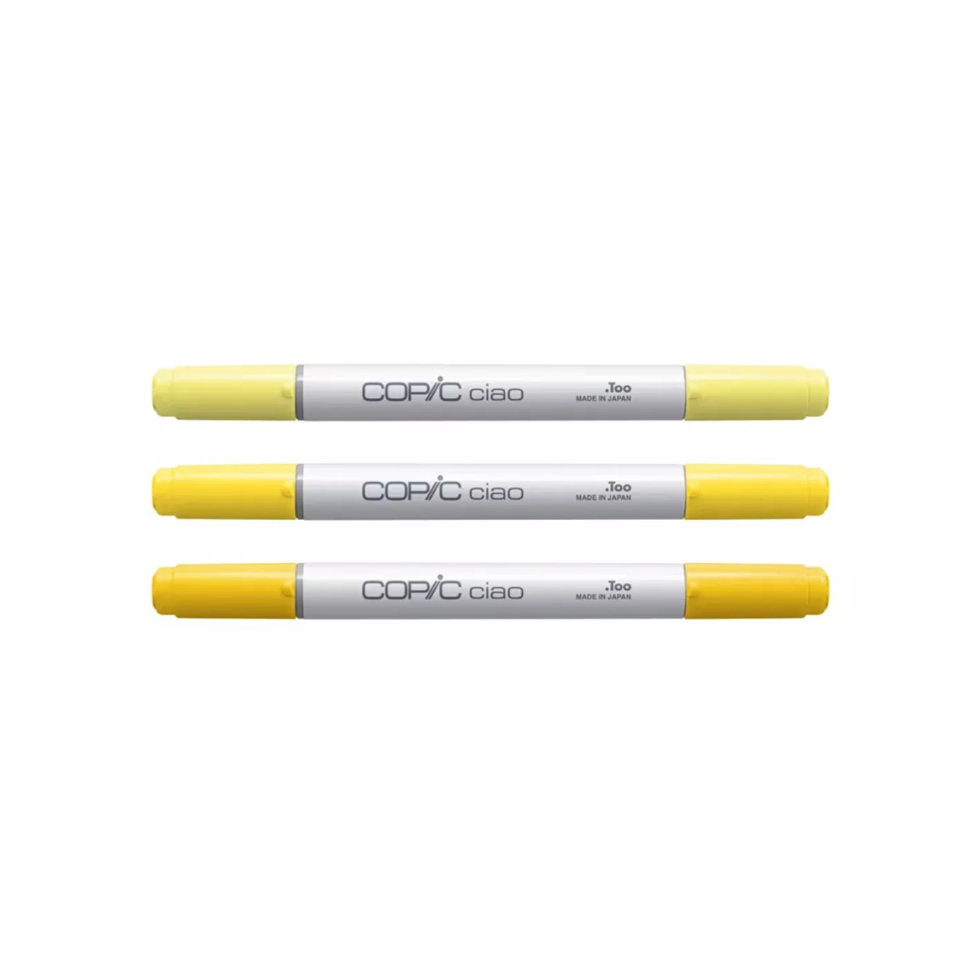 Copic Ciao Exclusive Yellow Tones Assortment, 3Pk Bundle