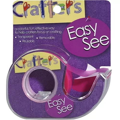 Crafter's Essentials PINK Easy See Removable Art Tape 33978