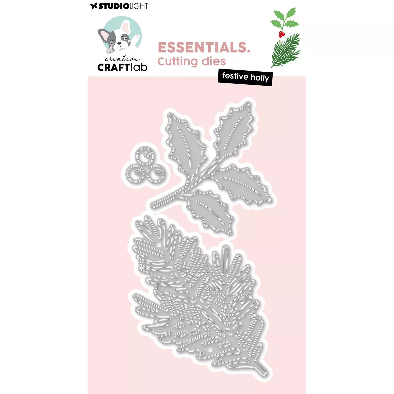 Creative Craftlab • Essentials Cutting Die Festive holly