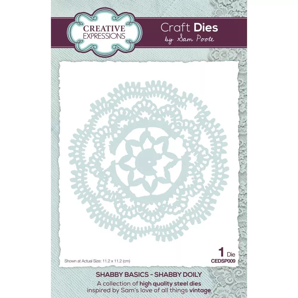 Creative Expressions Dies - Shabby Basics - Shabby Doily, CEDSP009 by: Sam Poole