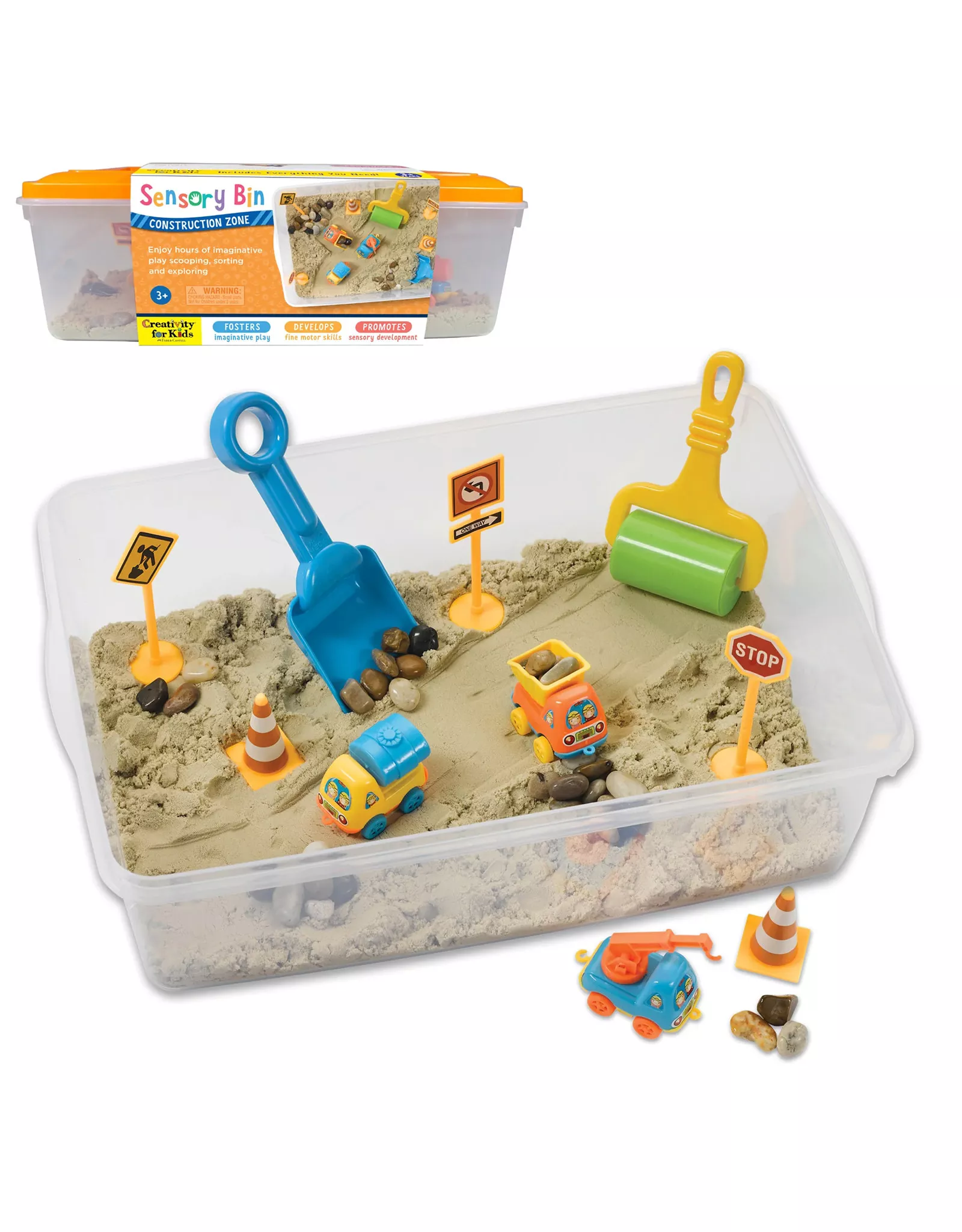 Creativity for Kids Sensory Bin, Construction Zone
