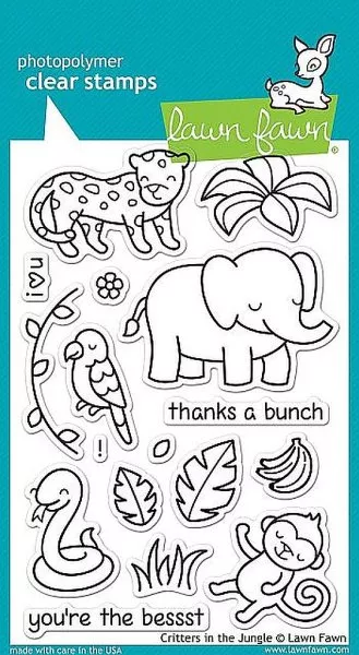 Critters in the Jungle - Stamps