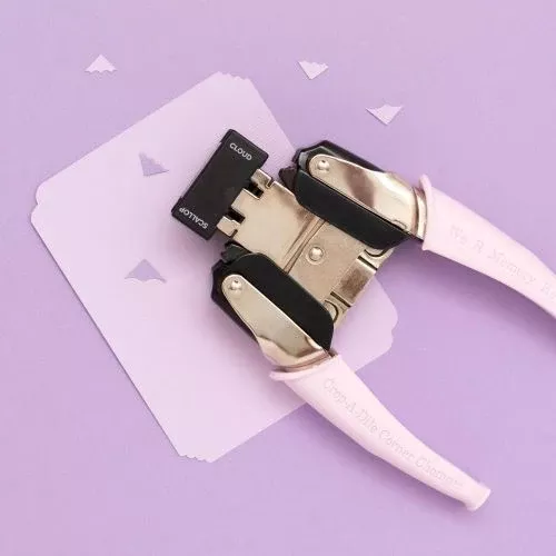 Crop-A-Dile Retro Corner Chomper Tool Scallop & Cloud- Postage as per Actual