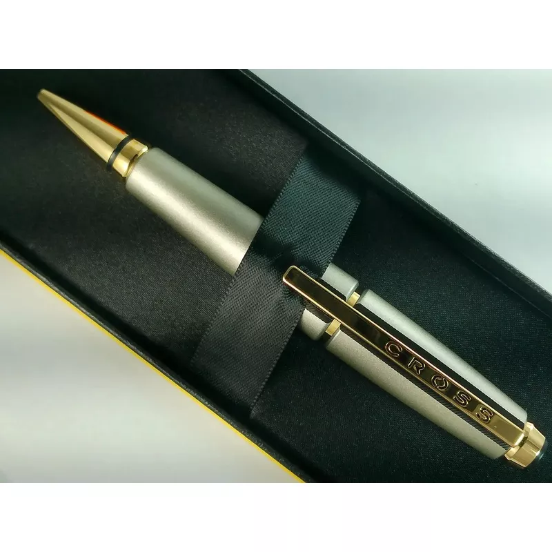Cross Edge Sonic Titanium Lacquer with Gold PVD Appointments Selectip Rollerball Pen