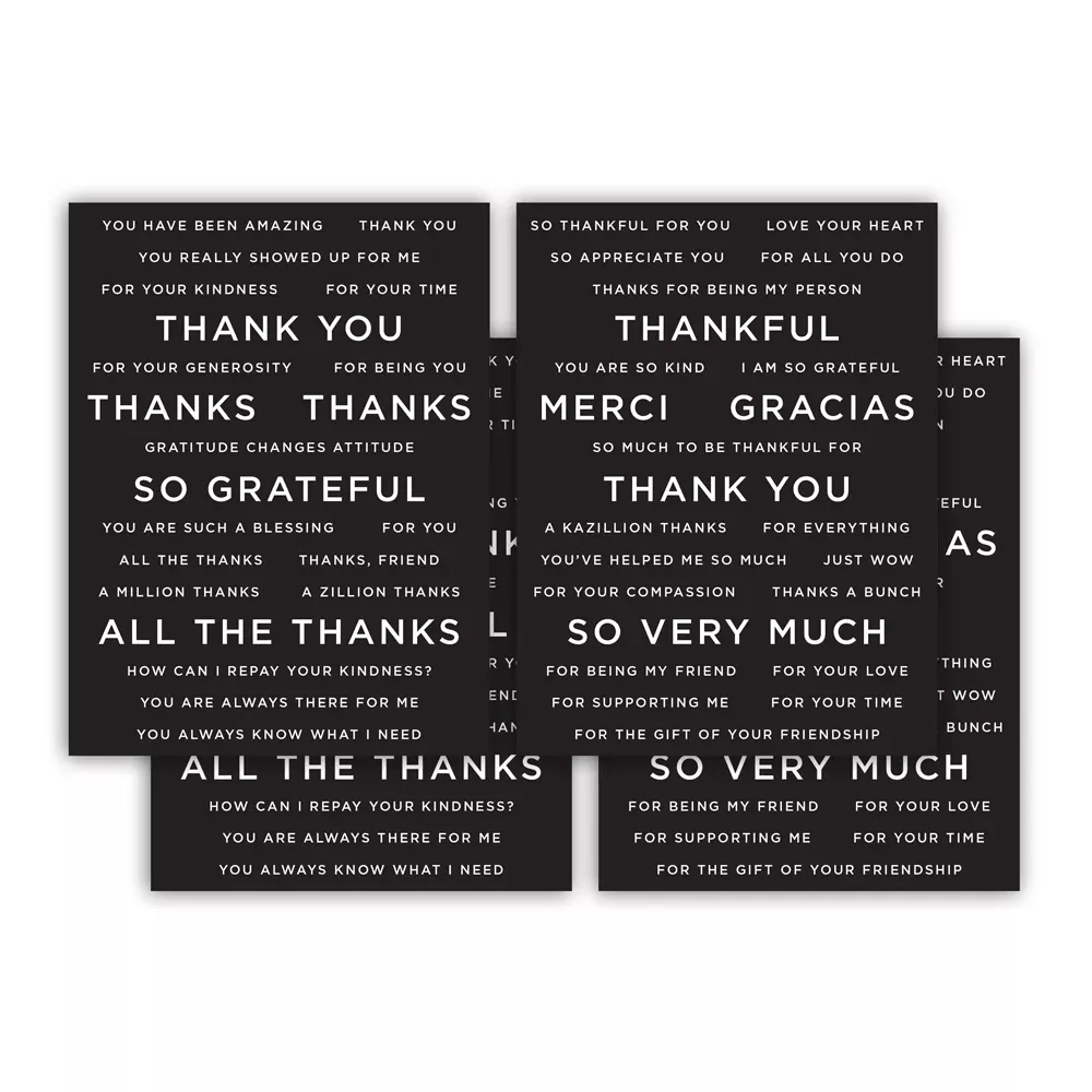 CZ Design SENTIMENT STRIPS REVERSE GRATITUDE czg010