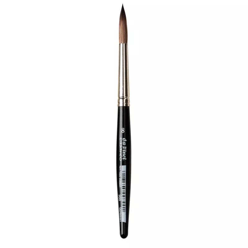 da vinci casaneo watercolour brush xs round