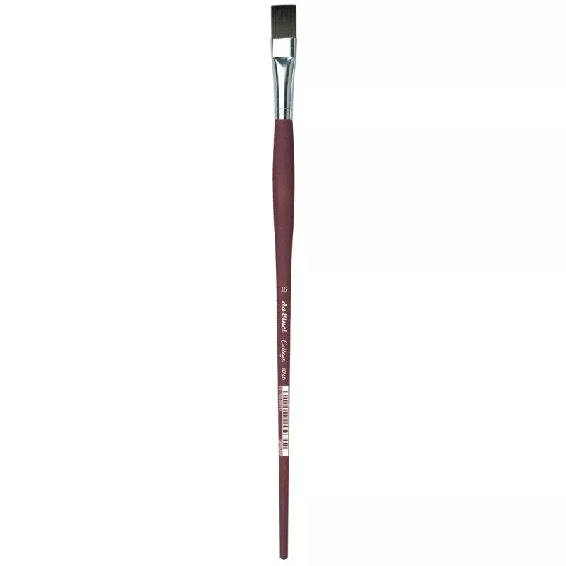 da vinci college oil/acrylic brush flat