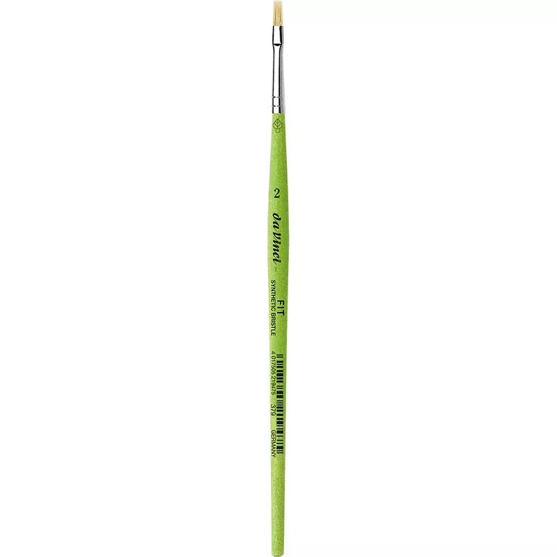 da vinci fit synthetic bristle brush flat