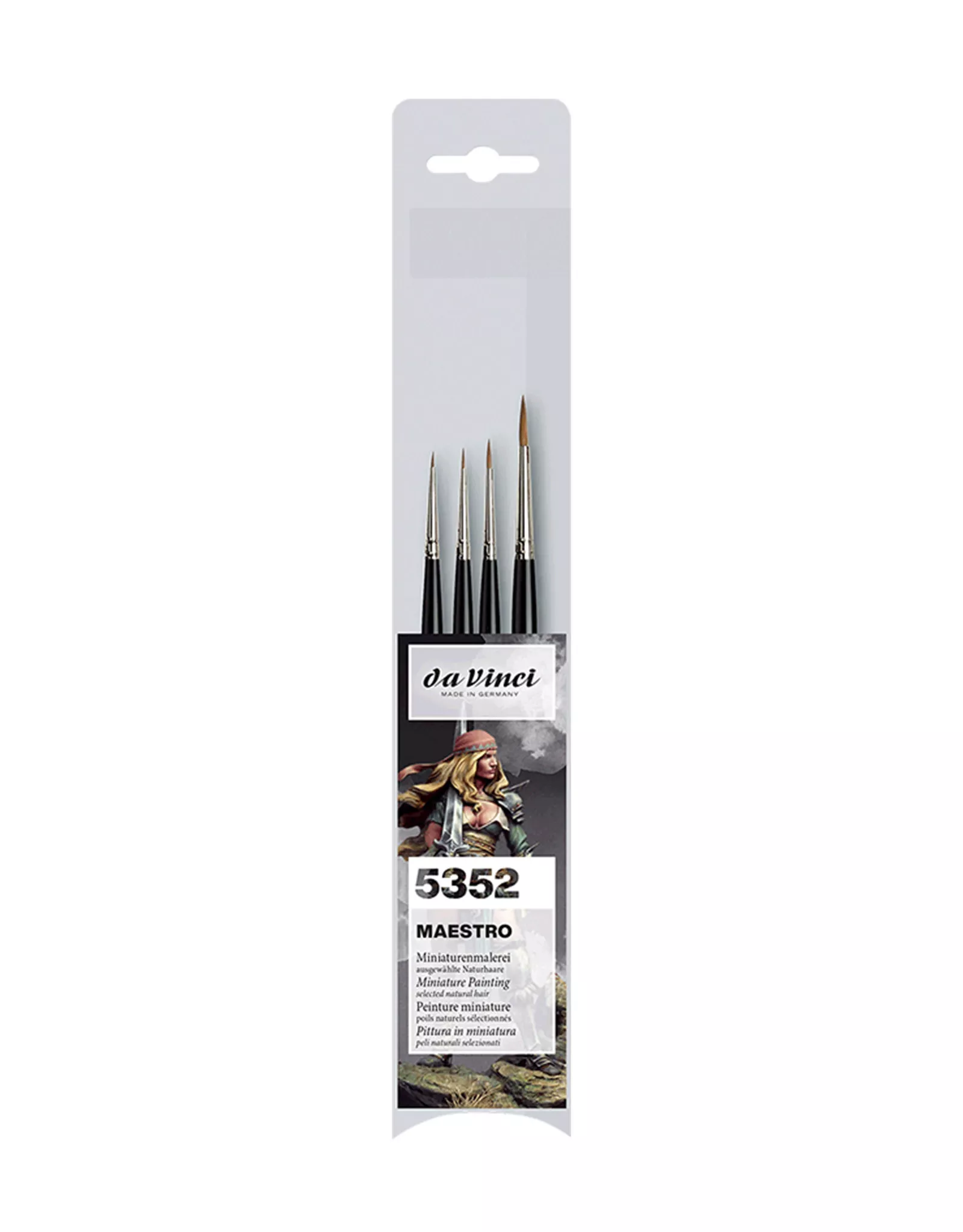 Da Vinci Maestro Set for Details and Miniatures, Set of 4