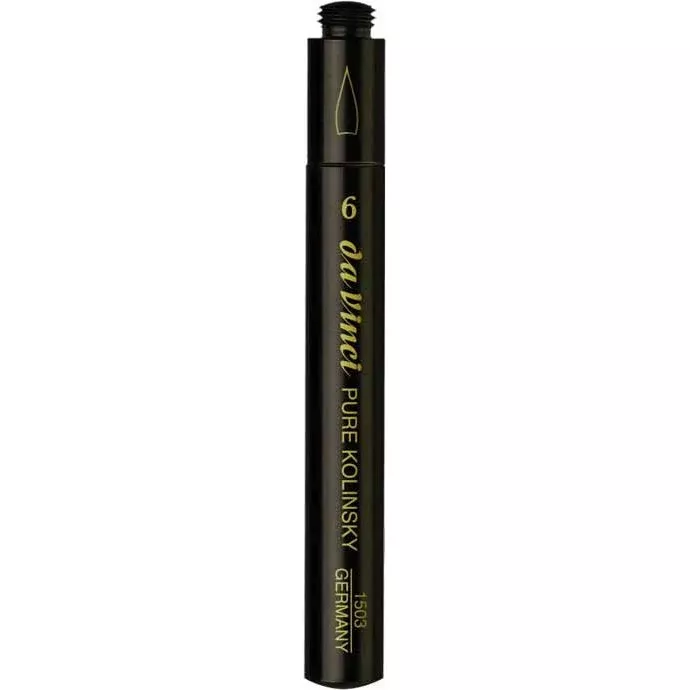 da vinci red sable travel brush round