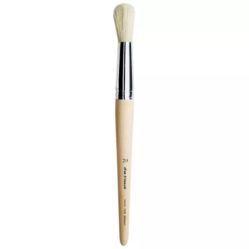 da vinci student bristle brush round