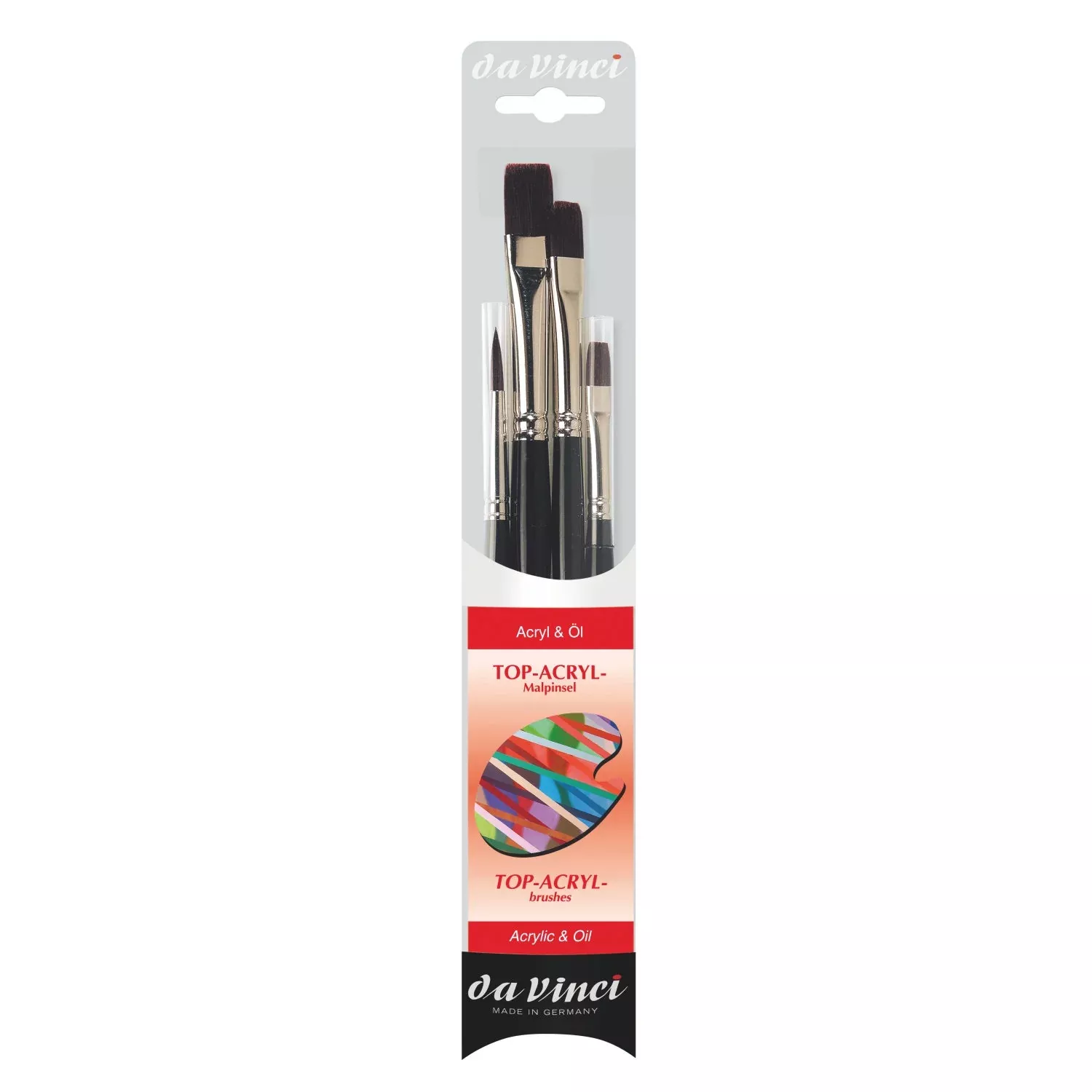 da vinci top-acryl brush set 4