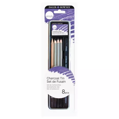 Daler-Rowney Simply Charcoal Tin Set