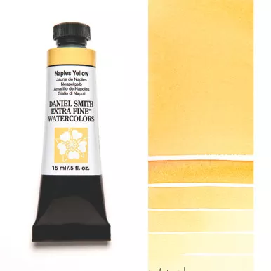 DANIEL SMITH Watercolour Paint 15ml S1 - Naples Yellow