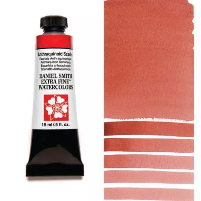 daniel smith watercolour paint anthraquinoid scarlet