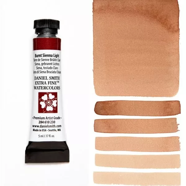 daniel smith watercolour paint burnt sienna light