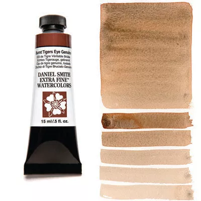 daniel smith watercolour paint burnt tiger’s eye genuine (primatek)