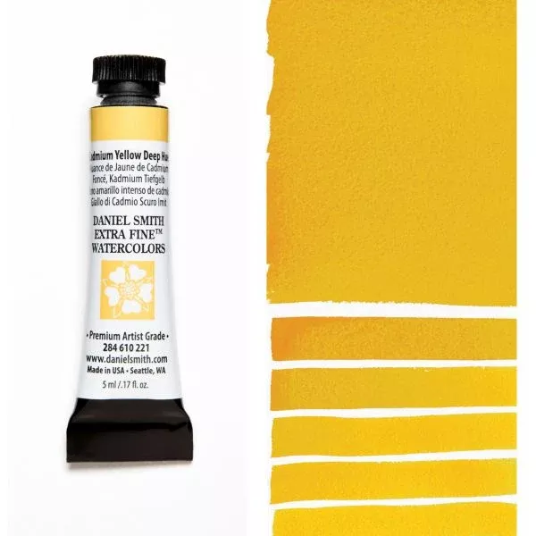 daniel smith watercolour paint cadmium yellow deep hue
