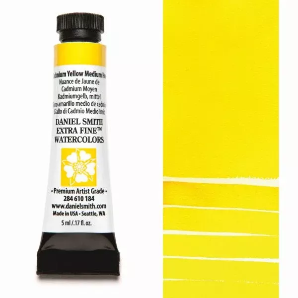 daniel smith watercolour paint cadmium yellow medium hue