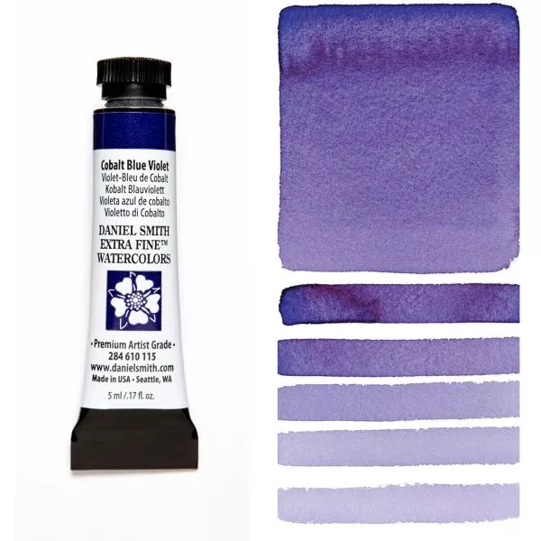 daniel smith watercolour paint cobalt blue violet