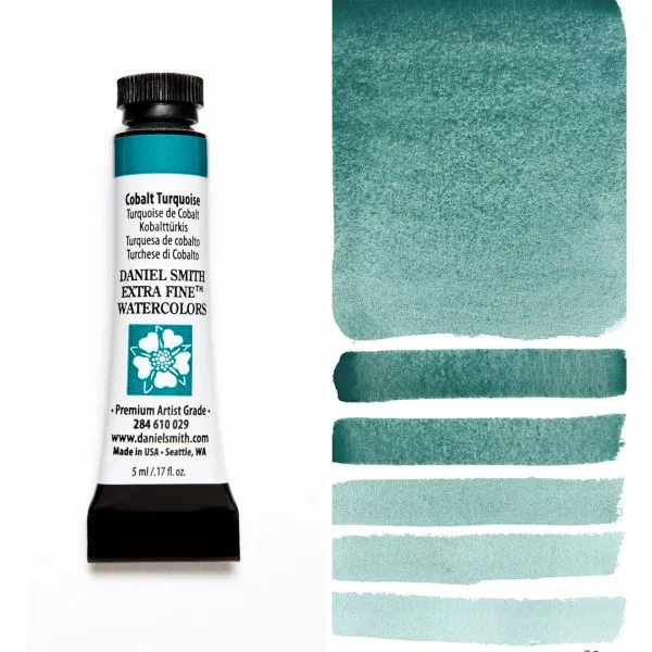 daniel smith watercolour paint cobalt turquoise