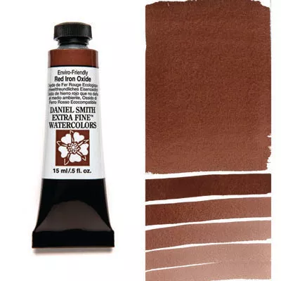 daniel smith watercolour paint enviro-friendly red iron oxide