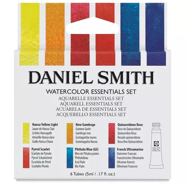 daniel smith watercolour paint essentials set 6