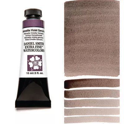 daniel smith watercolour paint hematite violet genuine (primatek)