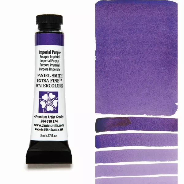 daniel smith watercolour paint imperial purple